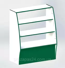 Витрина торговая из ДСП "КОМБИ" КВ-110 110х100х45см Витрина торговая из ДСП "КОМБИ" КВ-110 110х100х45см