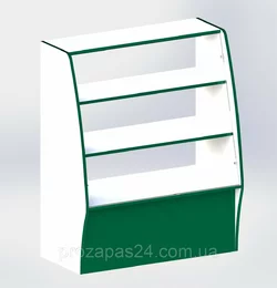 Витрина торговая из ДСП "КОМБИ" КВ-110 110х90х45см Витрина торговая из ДСП "КОМБИ" КВ-110 110х90х45см