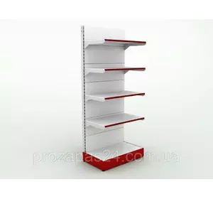 Стеллаж 1970х970мм 4 полки 400мм торговый пристенный  для магазина Стеллаж 1970х970мм 4 полки 400мм торговый пристенный  для магазина