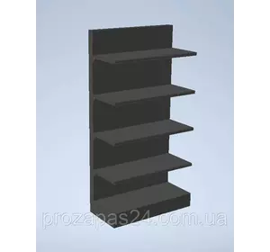 Стеллаж 1970х970мм 4 полки 300мм торговый пристенный  для магазина Стеллаж 1970х970мм 4 полки 300мм торговый пристенный  для магазина