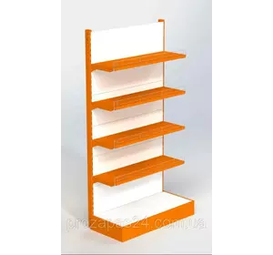 Стеллаж 1970х900мм 4 полки 300мм торговый пристенный  для магазина Стеллаж 1970х900мм 4 полки 300мм торговый пристенный  для магазина