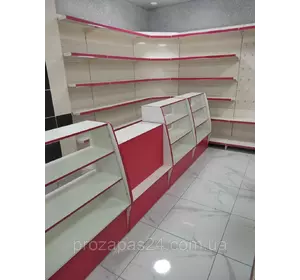 Витрины Прилавки торговые из ДСП в разных цветовых решениях Витрины Прилавки торговые из ДСП в разных цветовых решениях